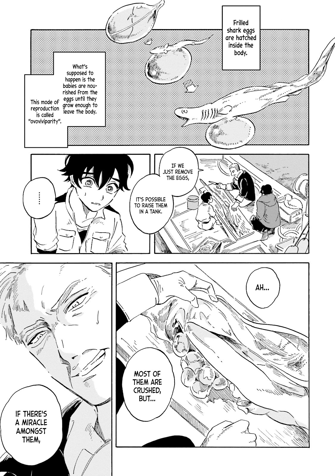 Deep Sea Aquarium Magmell Chapter 2 page 38 - Chapter 2: Frilled Shark