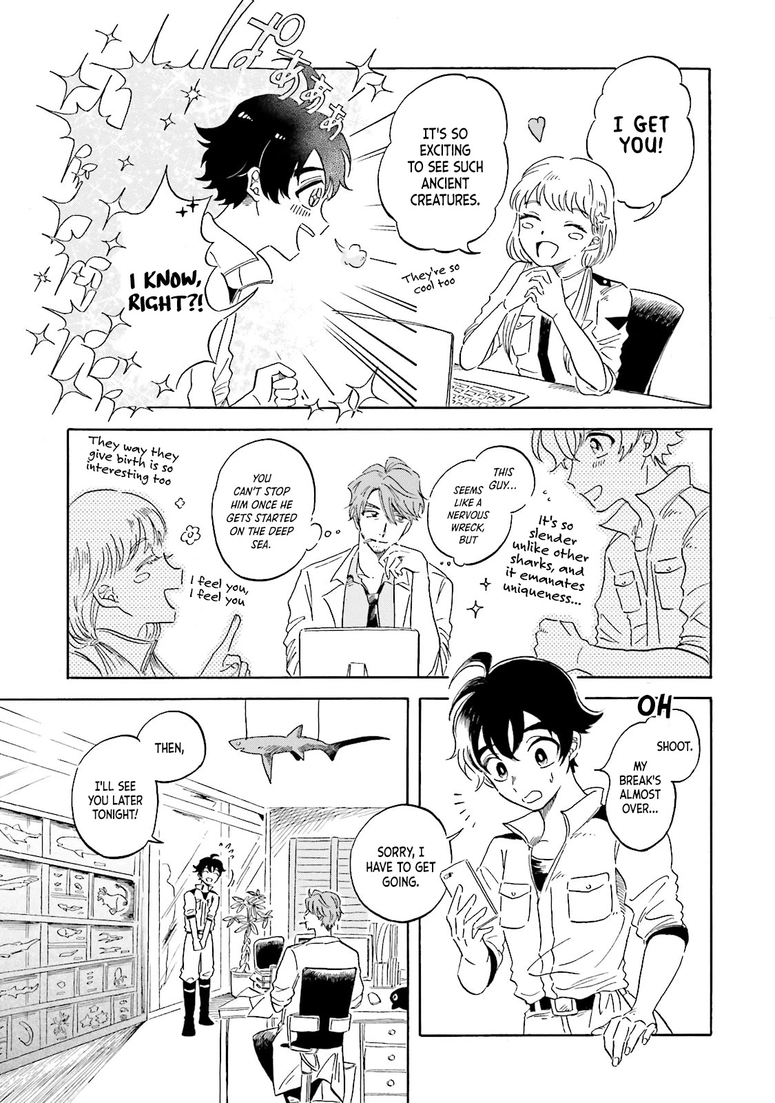Deep Sea Aquarium Magmell Chapter 2 page 7 - Chapter 2: Frilled Shark