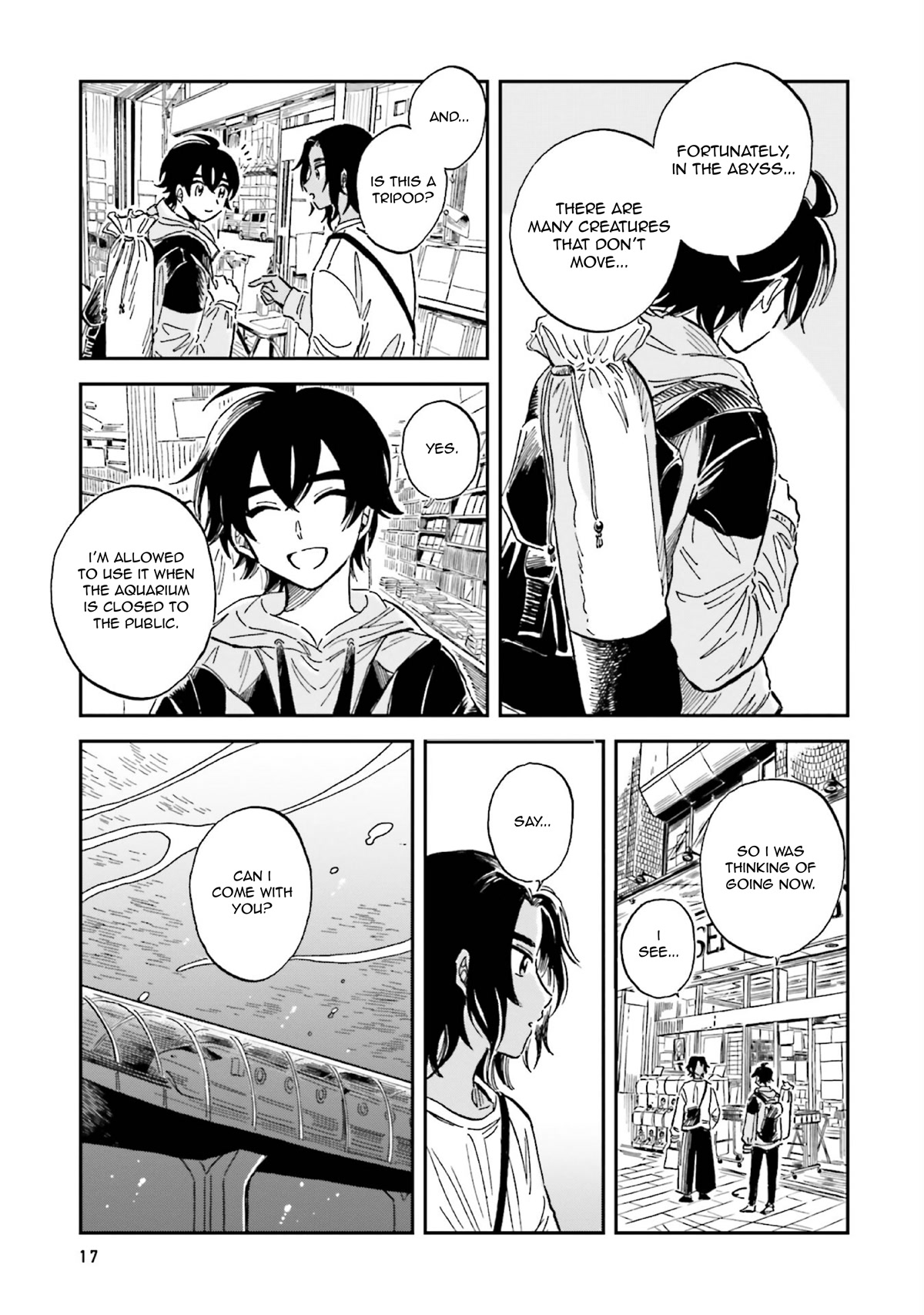 Deep Sea Aquarium Magmell Chapter 26 page 17 - Chapter 26: Tripod Fish