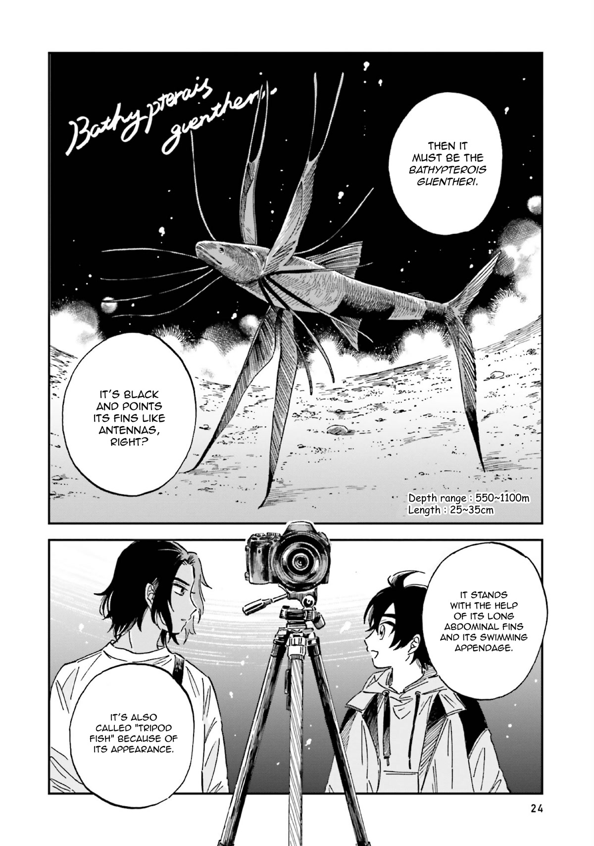 Deep Sea Aquarium Magmell Chapter 26 page 24 - Chapter 26: Tripod Fish