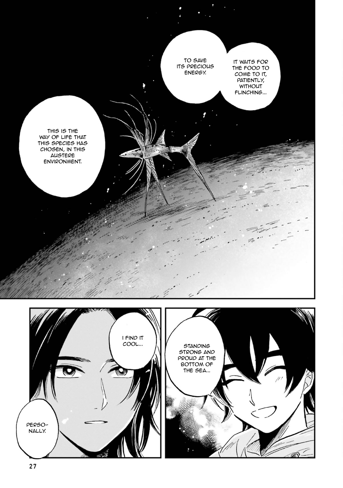 Deep Sea Aquarium Magmell Chapter 26 page 27 - Chapter 26: Tripod Fish