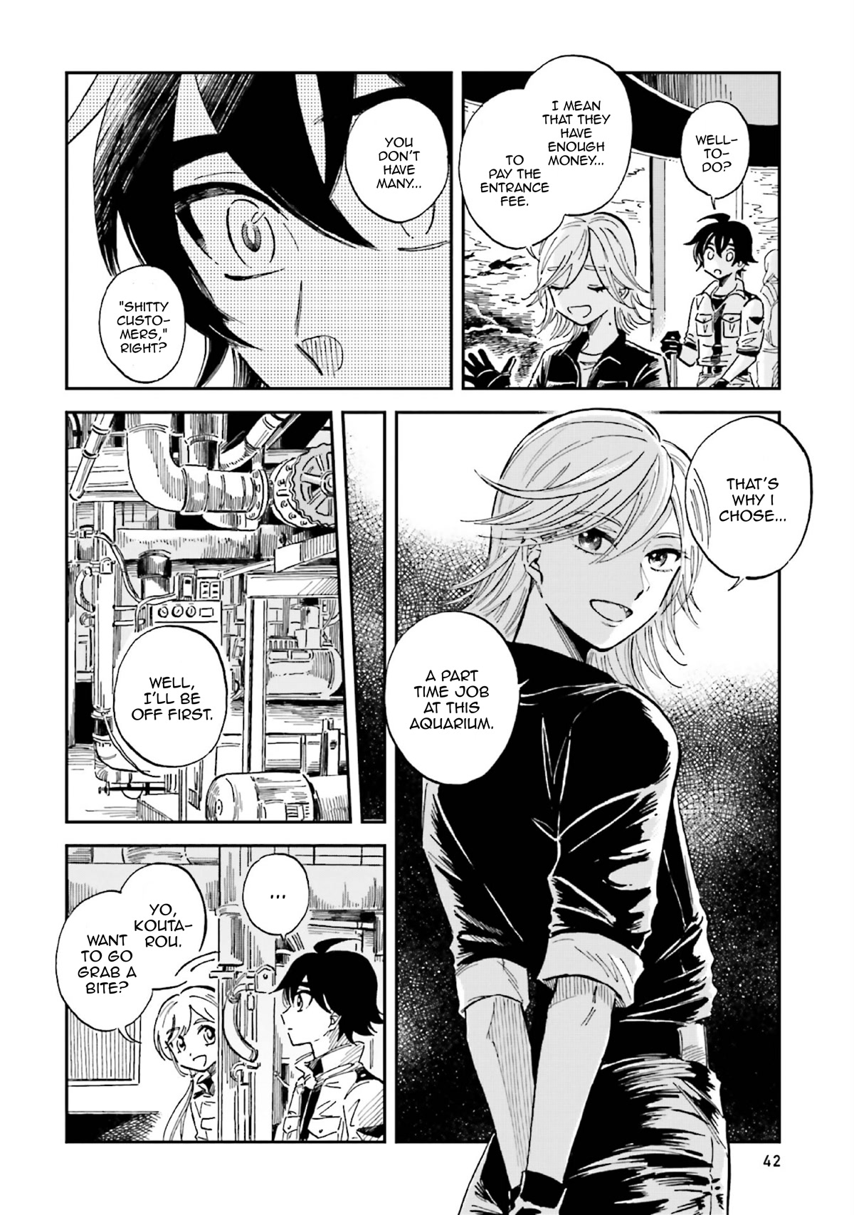 Deep Sea Aquarium Magmell Chapter 32 page 10 - Chapter 32: Cookiecutter Shark, Part 1