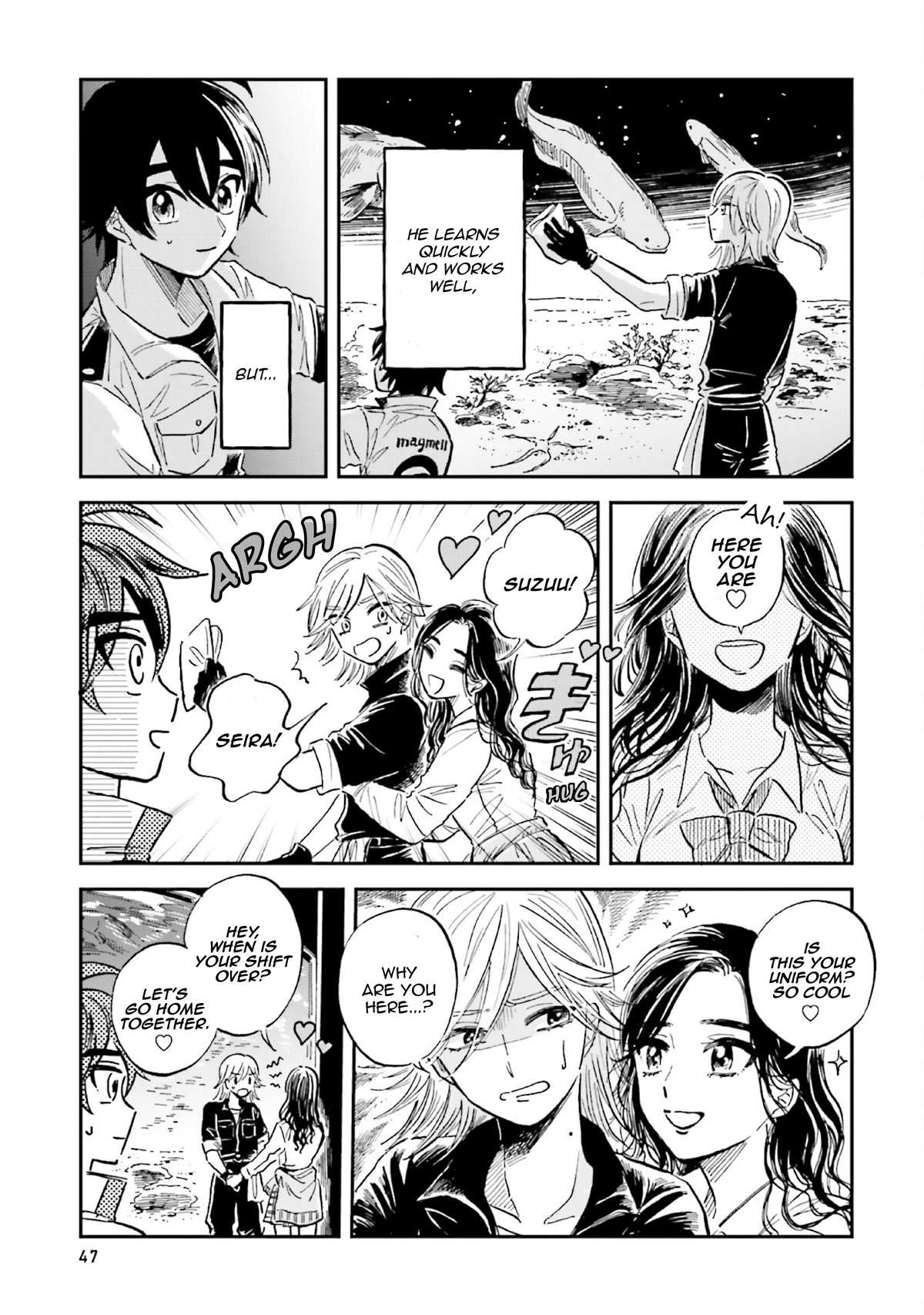 Deep Sea Aquarium Magmell Chapter 32 page 15 - Chapter 32: Cookiecutter Shark, Part 1