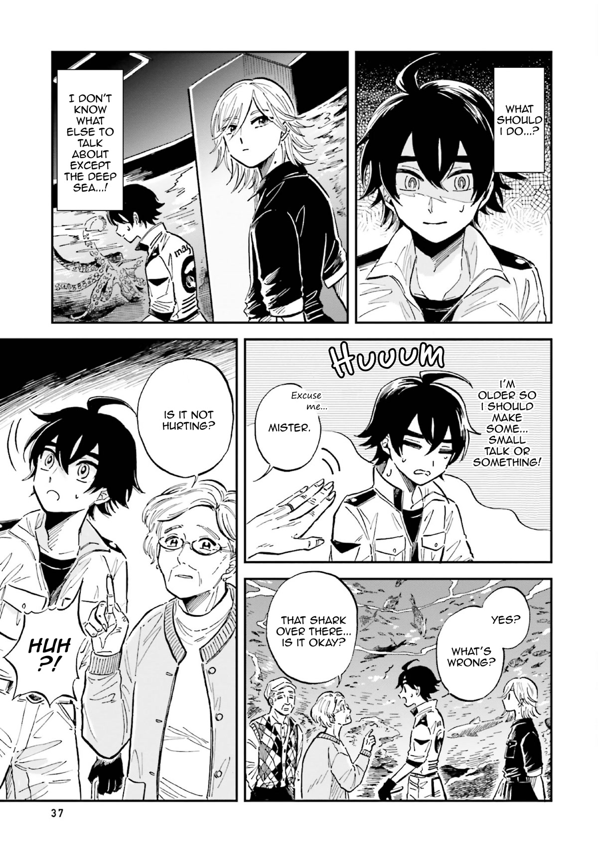 Deep Sea Aquarium Magmell Chapter 32 page 5 - Chapter 32: Cookiecutter Shark, Part 1