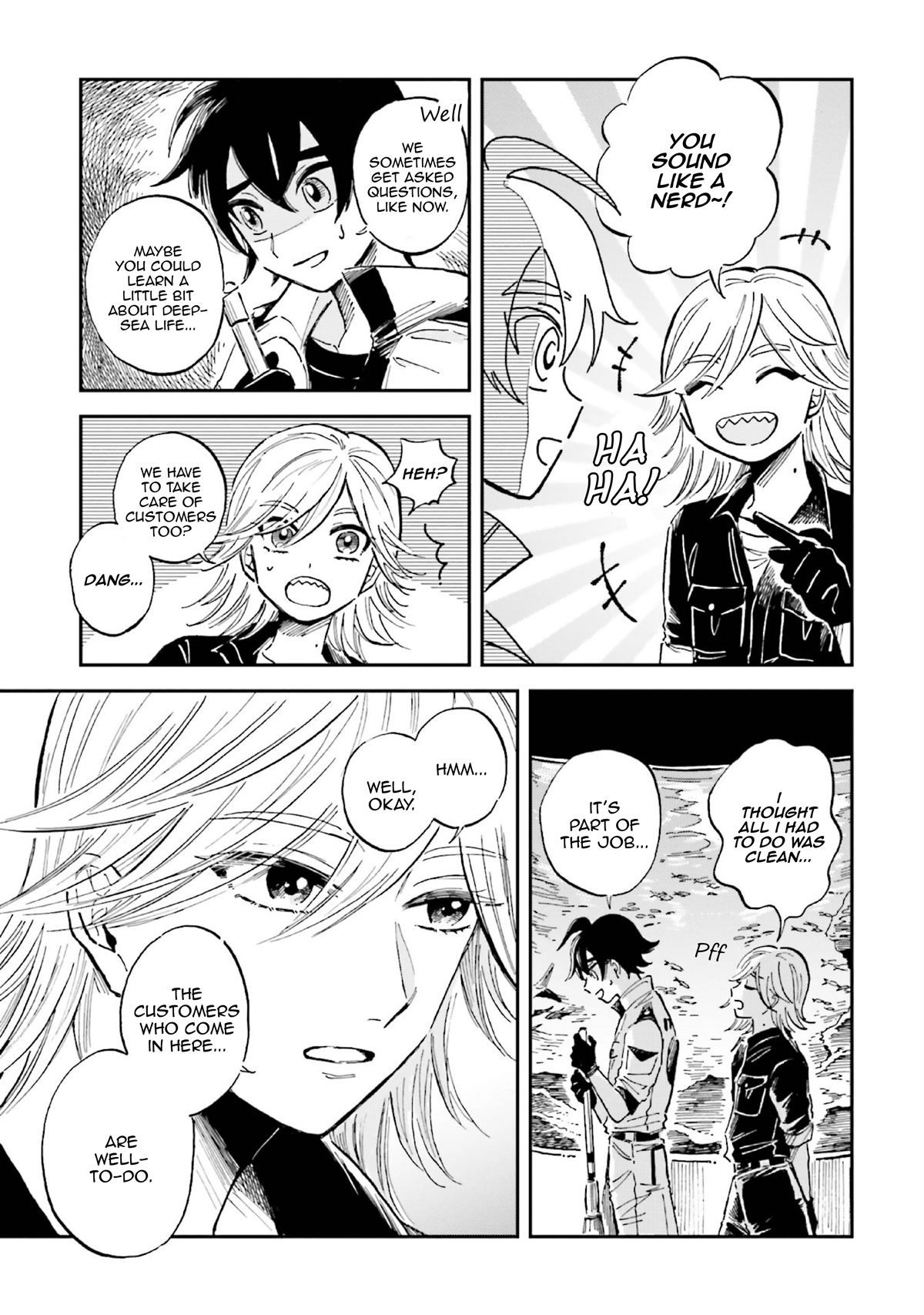 Deep Sea Aquarium Magmell Chapter 32 page 9 - Chapter 32: Cookiecutter Shark, Part 1