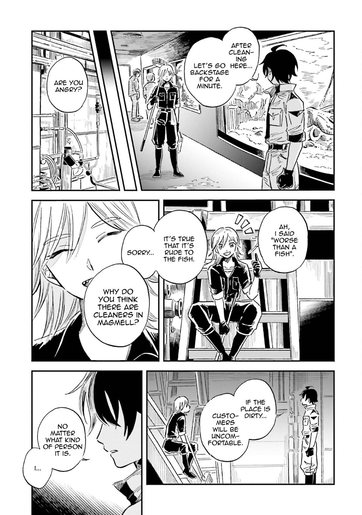 Deep Sea Aquarium Magmell Chapter 33 page 19 - Chapter 33: Cookiecutter Shark, Part 2
