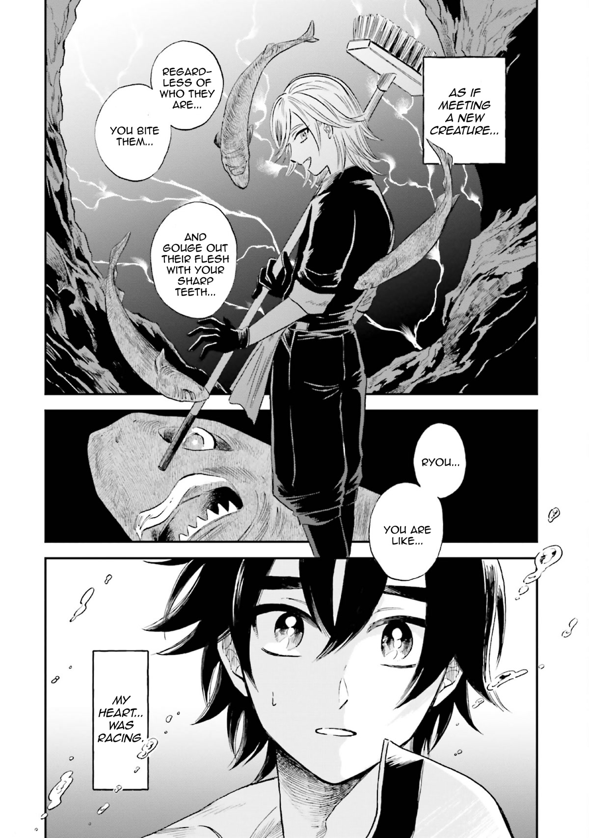 Deep Sea Aquarium Magmell Chapter 33 page 24 - Chapter 33: Cookiecutter Shark, Part 2