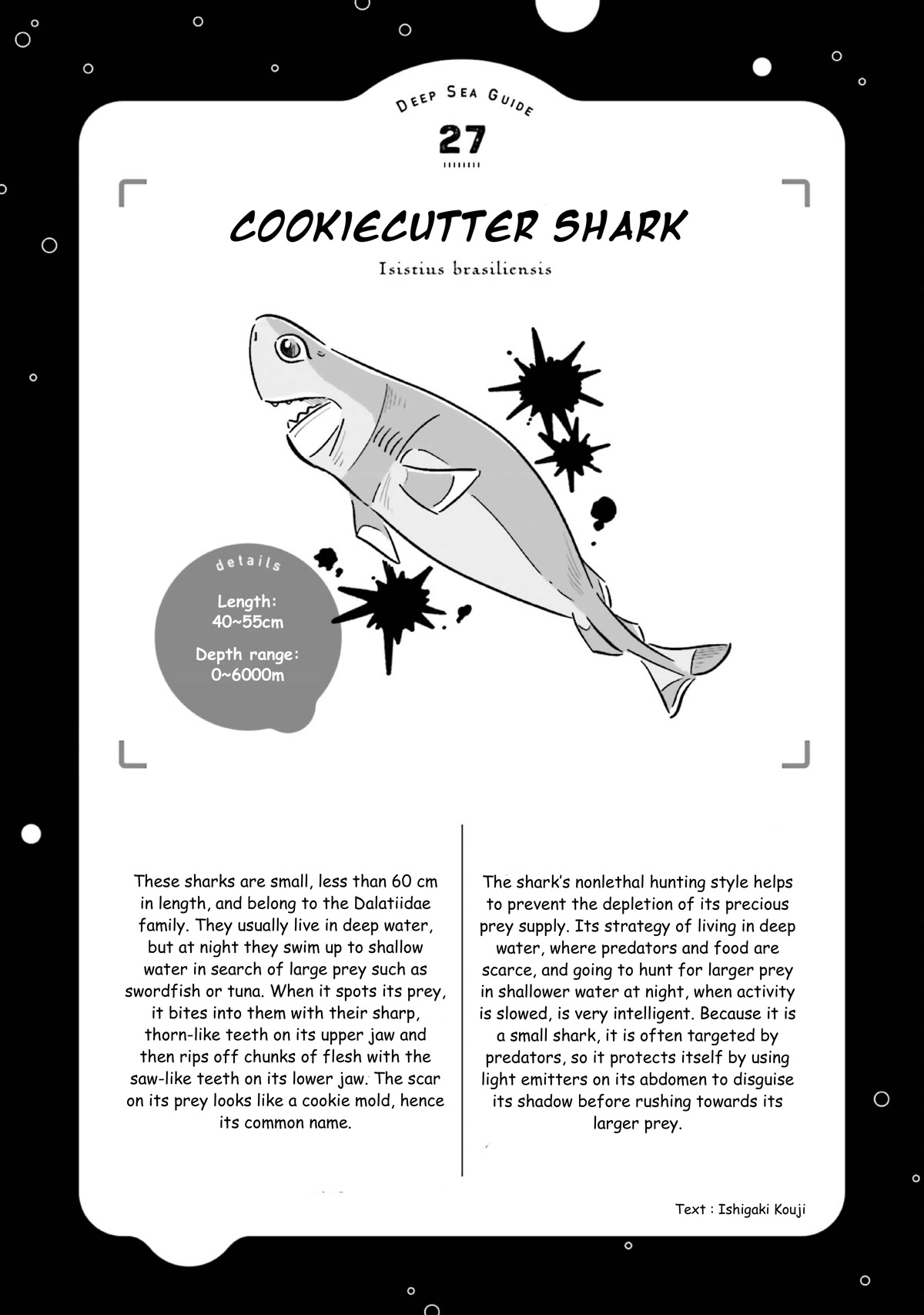 Deep Sea Aquarium Magmell Chapter 33 page 25 - Chapter 33: Cookiecutter Shark, Part 2