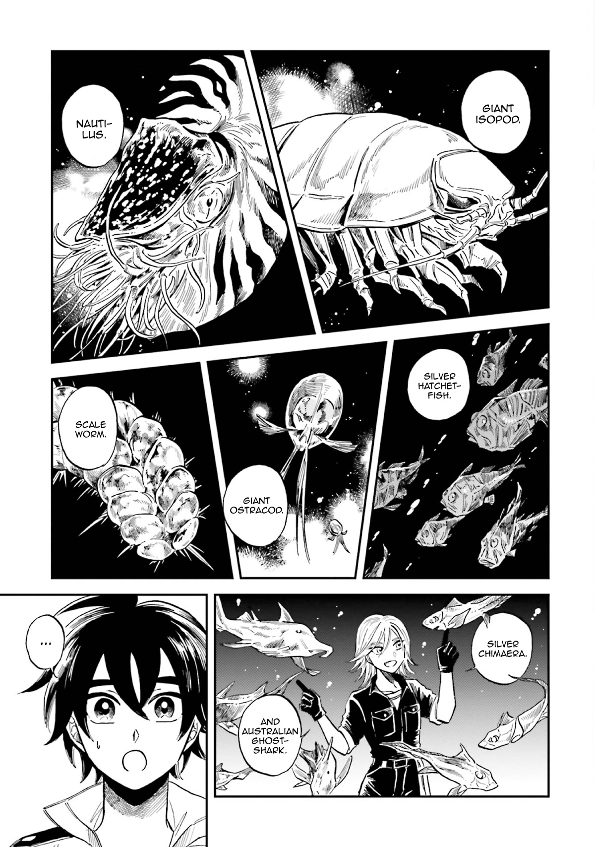 Deep Sea Aquarium Magmell Chapter 33 page 3 - Chapter 33: Cookiecutter Shark, Part 2