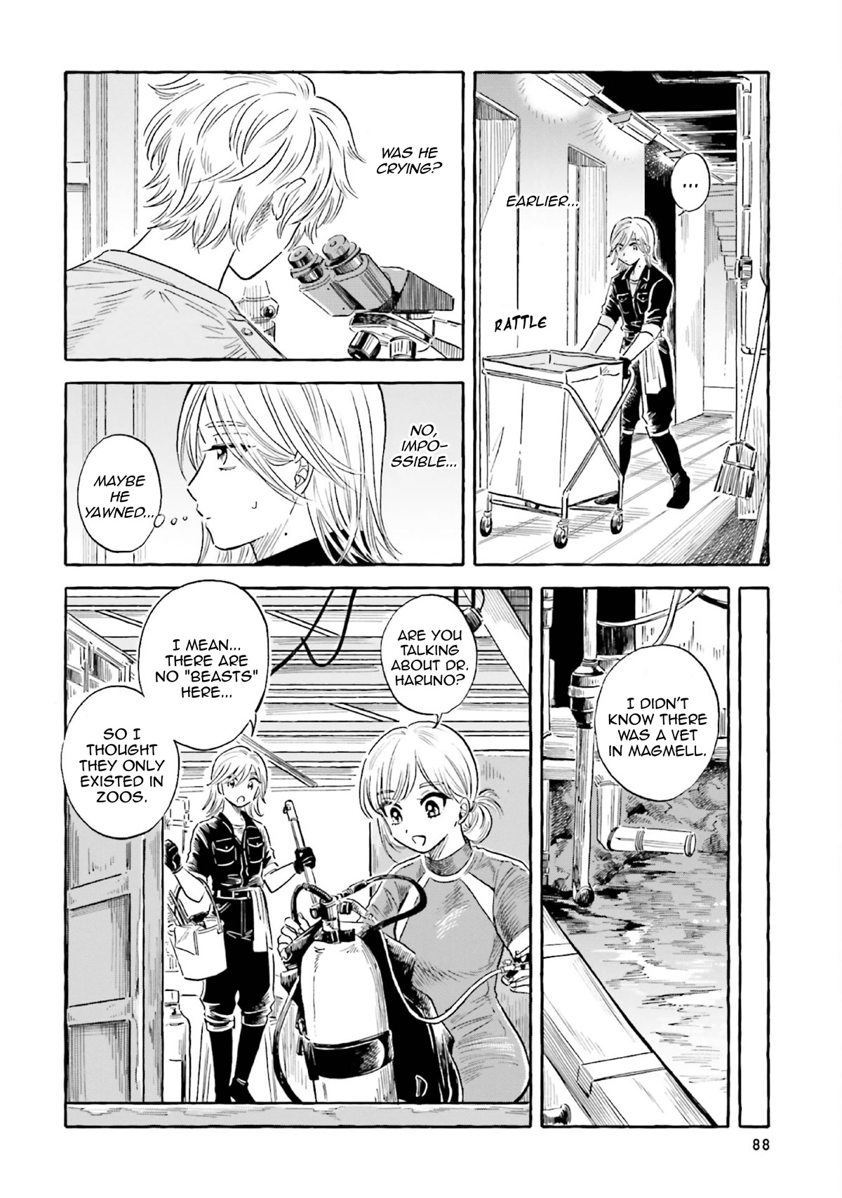 Deep Sea Aquarium Magmell Chapter 34 page 6 - Chapter 34: Longnose Lancetfish, Part 1