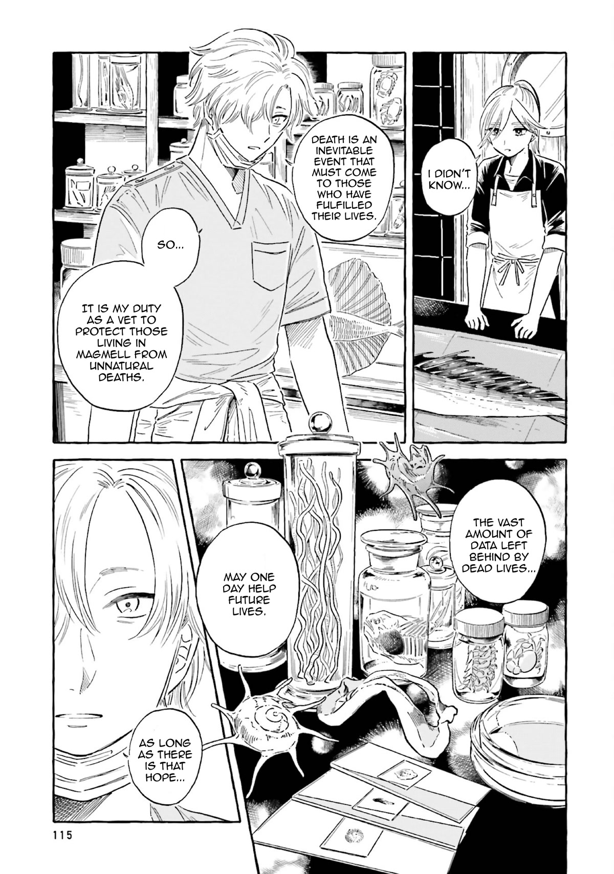 Deep Sea Aquarium Magmell Chapter 35 page 4 - Chapter 35: Longnose Lancetfish, Part 2