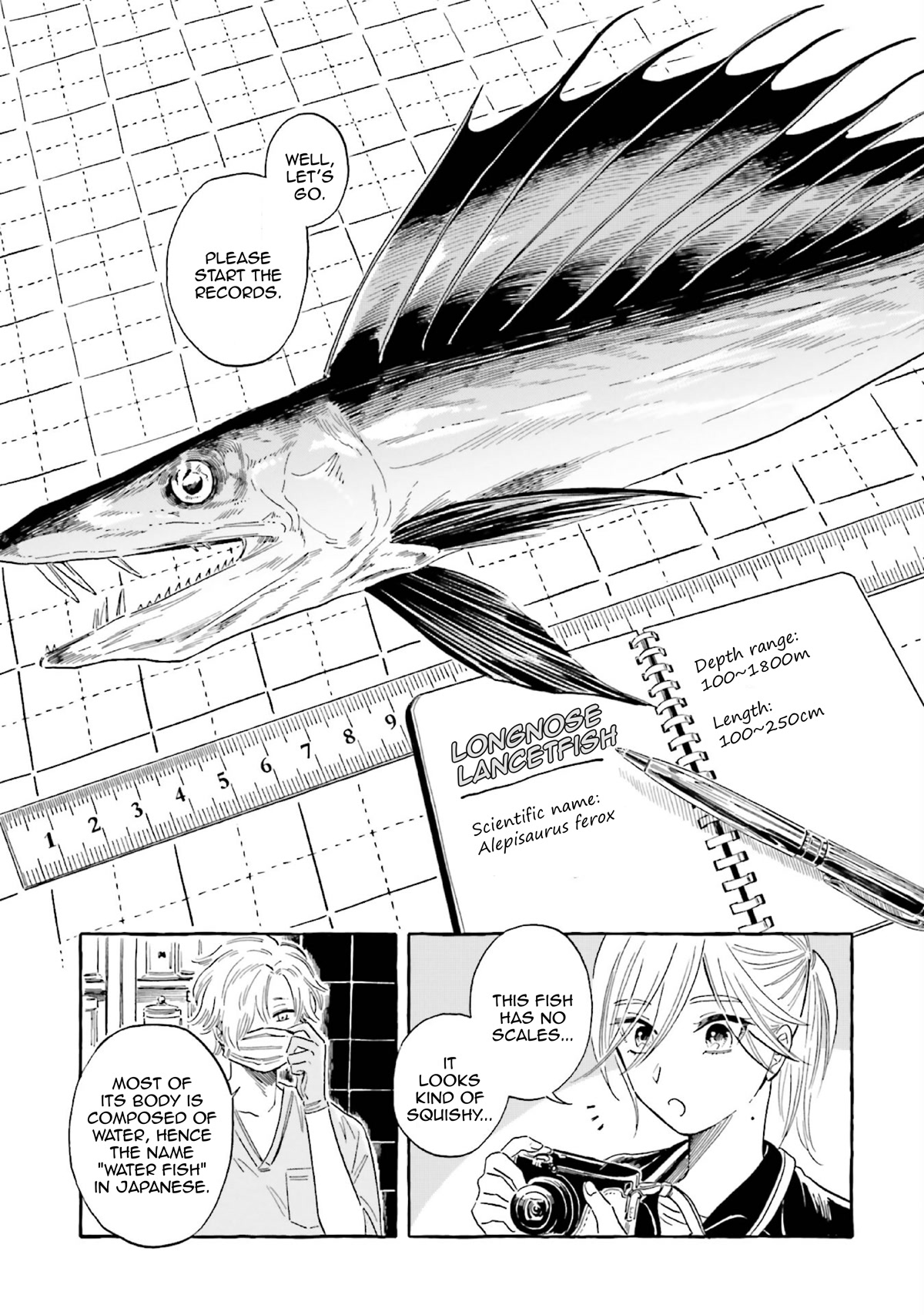 Deep Sea Aquarium Magmell Chapter 35 page 6 - Chapter 35: Longnose Lancetfish, Part 2