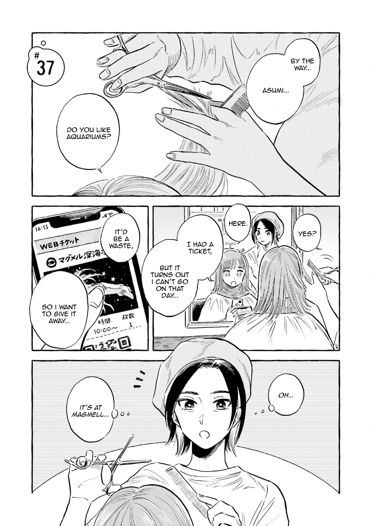 Deep Sea Aquarium Magmell Chapter 37 page 1 - Chapter 37: Japanese Spider Crab