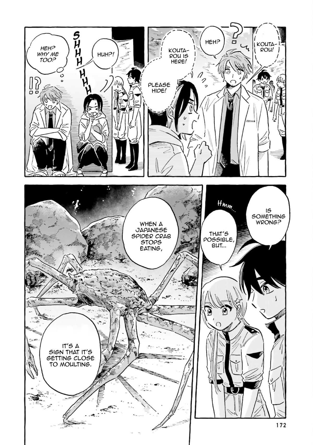 Deep Sea Aquarium Magmell Chapter 37 page 14 - Chapter 37: Japanese Spider Crab