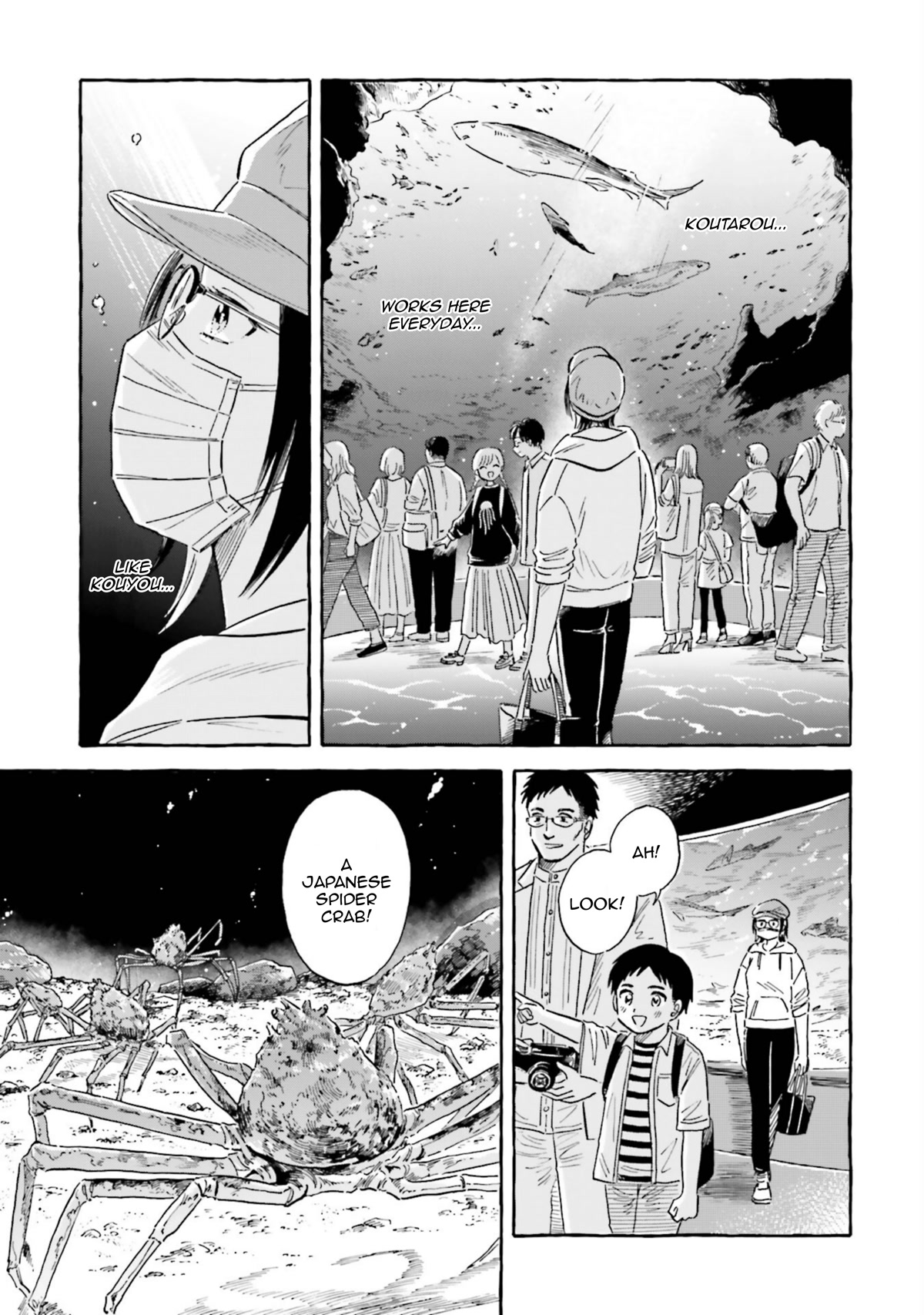 Deep Sea Aquarium Magmell Chapter 37 page 5 - Chapter 37: Japanese Spider Crab