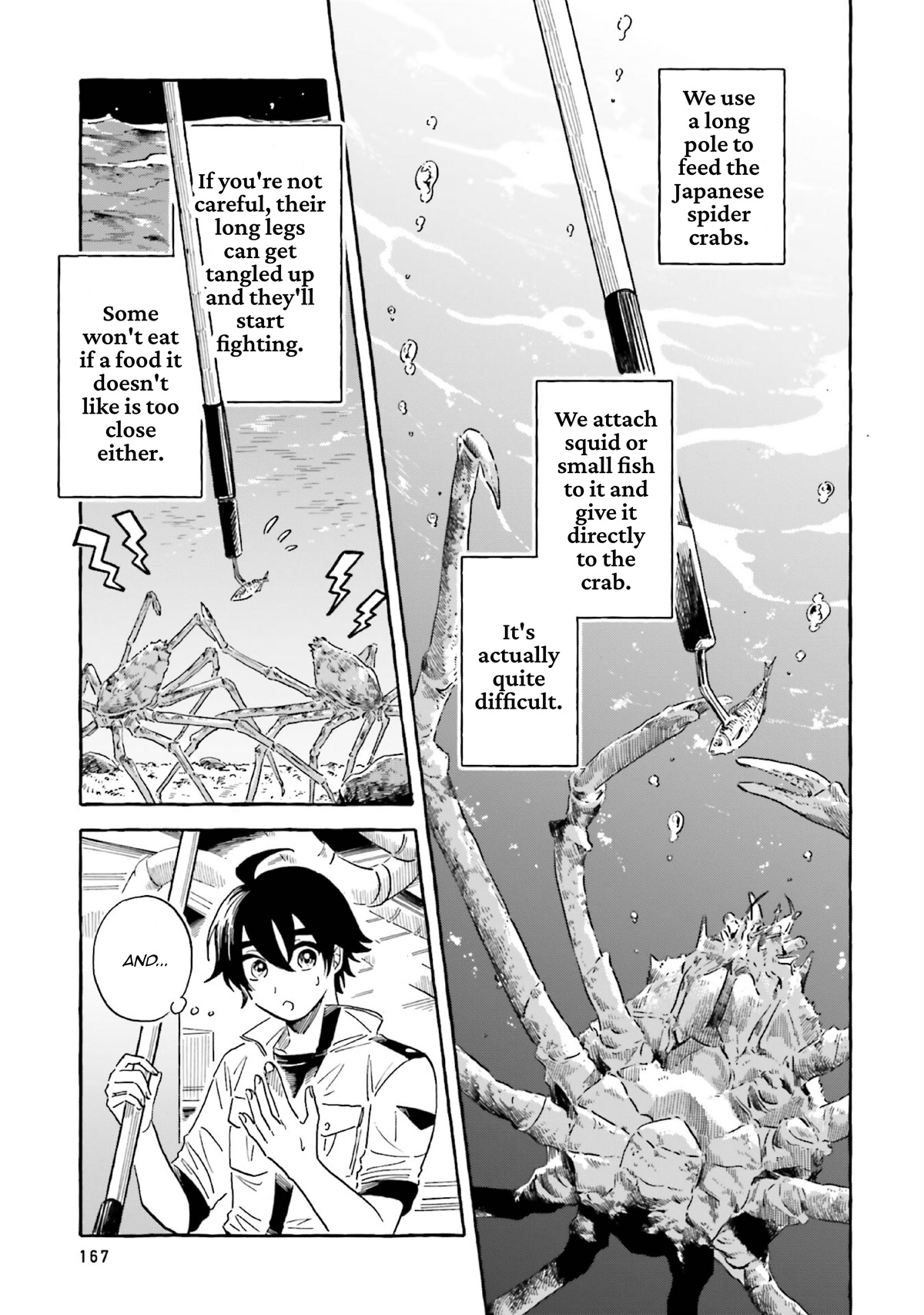 Deep Sea Aquarium Magmell Chapter 37 page 9 - Chapter 37: Japanese Spider Crab