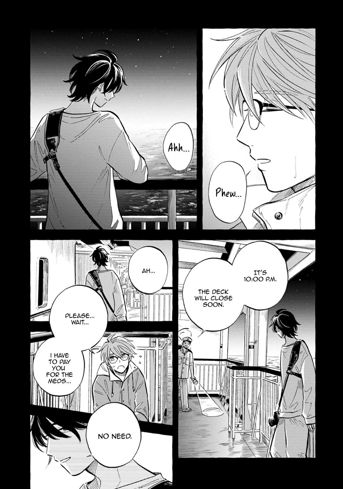 Deep Sea Aquarium Magmell Chapter 42.9 page 8 - Chapter 42.9: Extra - On deck, 10:00 P.M.