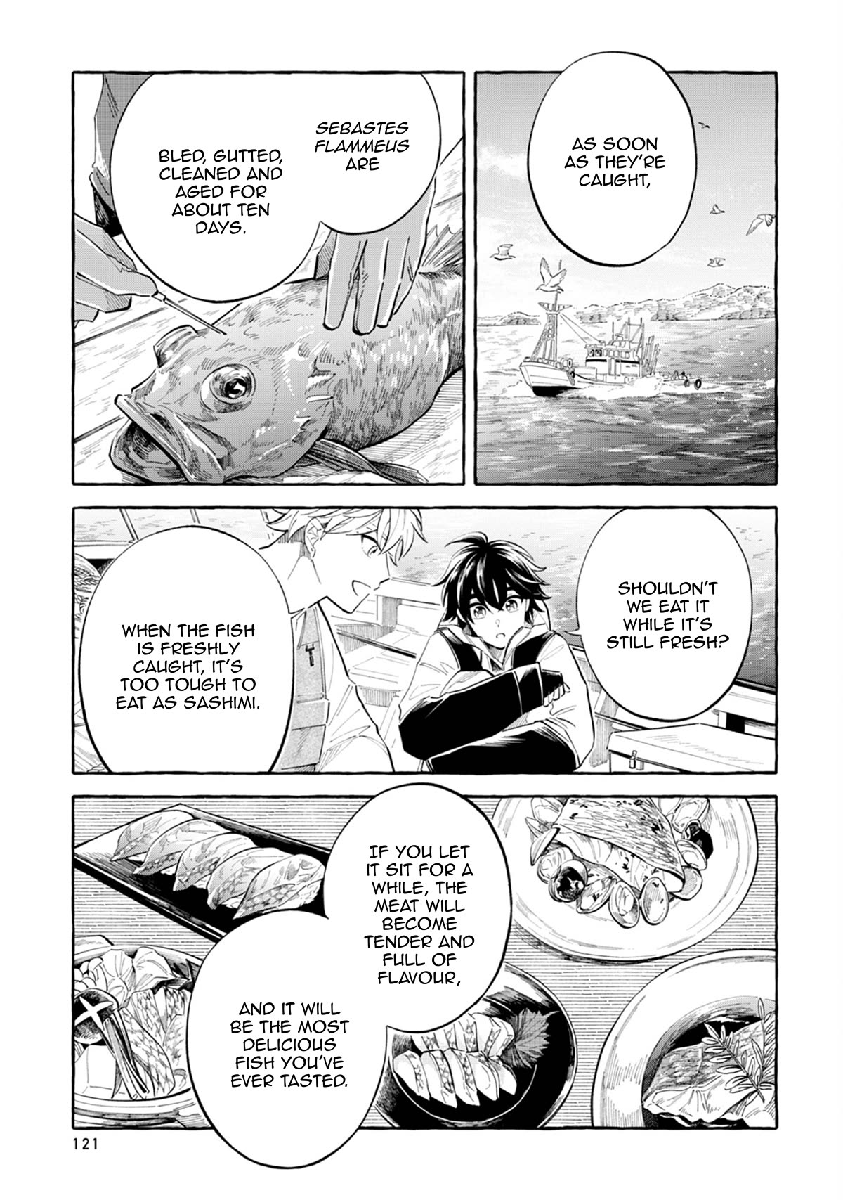 Deep Sea Aquarium Magmell Chapter 45 page 35 - Chapter 45: Sebastes Flammeus
