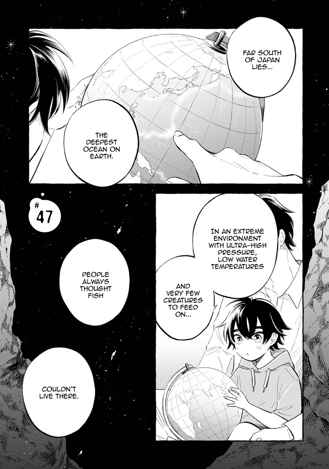 Deep Sea Aquarium Magmell Chapter 47 page 1 - Chapter 47: Hadal Snailfish, Part 2