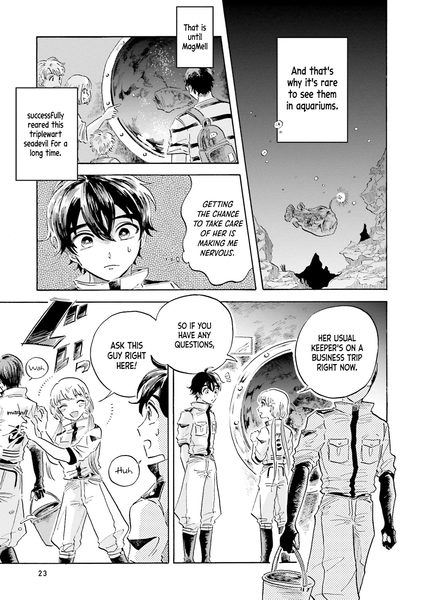 Deep Sea Aquarium Magmell Chapter 5 page 7 - Chapter 5: Atlantic Footballfish