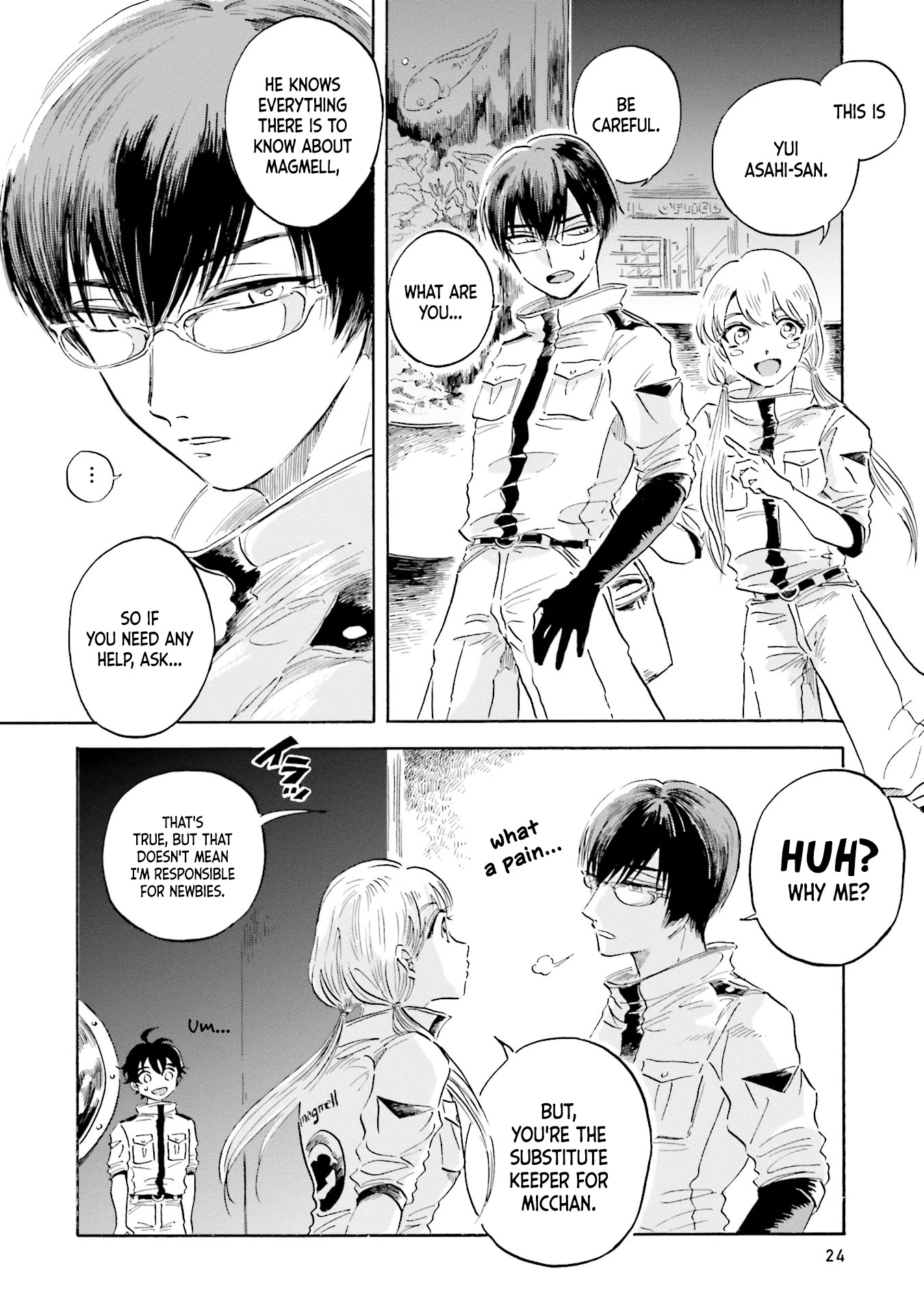 Deep Sea Aquarium Magmell Chapter 5 page 8 - Chapter 5: Atlantic Footballfish