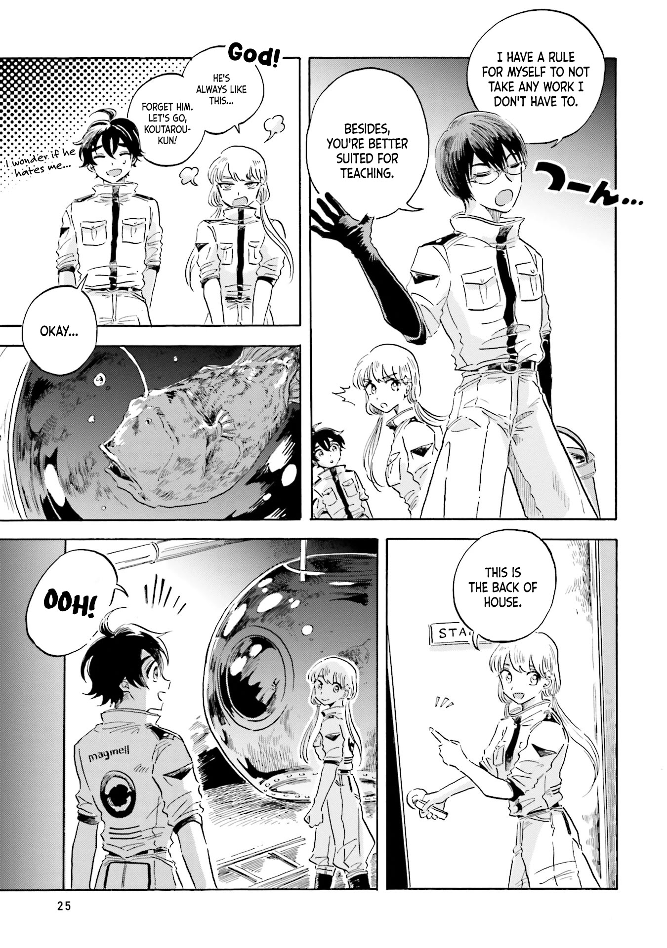 Deep Sea Aquarium Magmell Chapter 5 page 9 - Chapter 5: Atlantic Footballfish