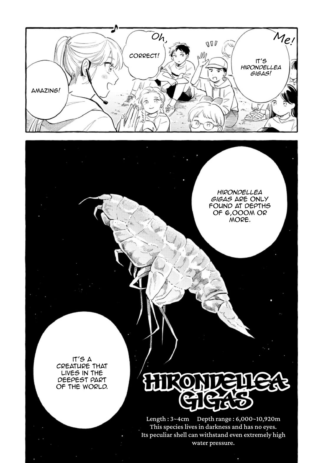 Deep Sea Aquarium Magmell Chapter 50 page 13 - Chapter 50: Hirondellea Gigas