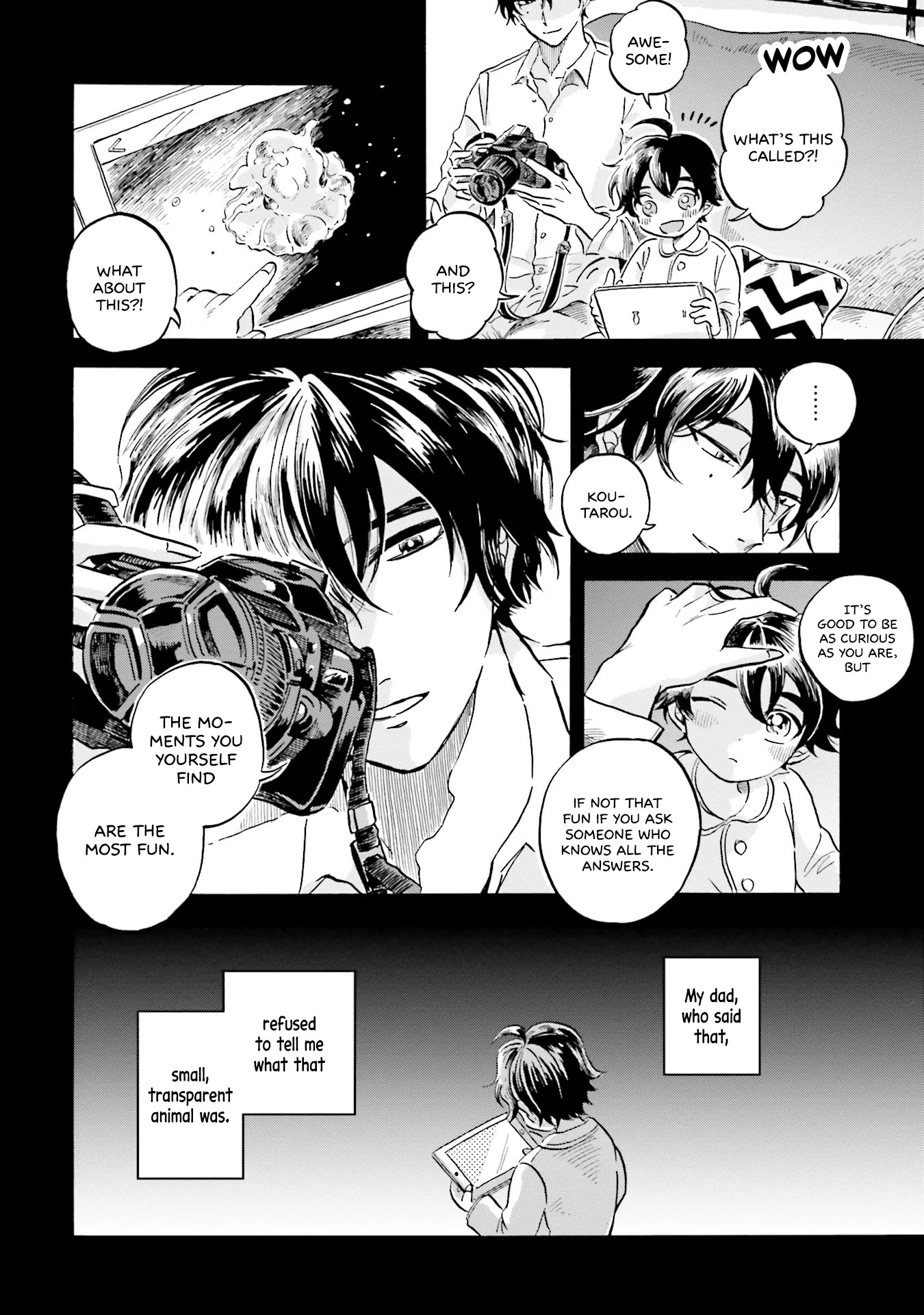 Deep Sea Aquarium Magmell Chapter 6 page 2 - Chapter 6: Japanese Flapjack Octopus