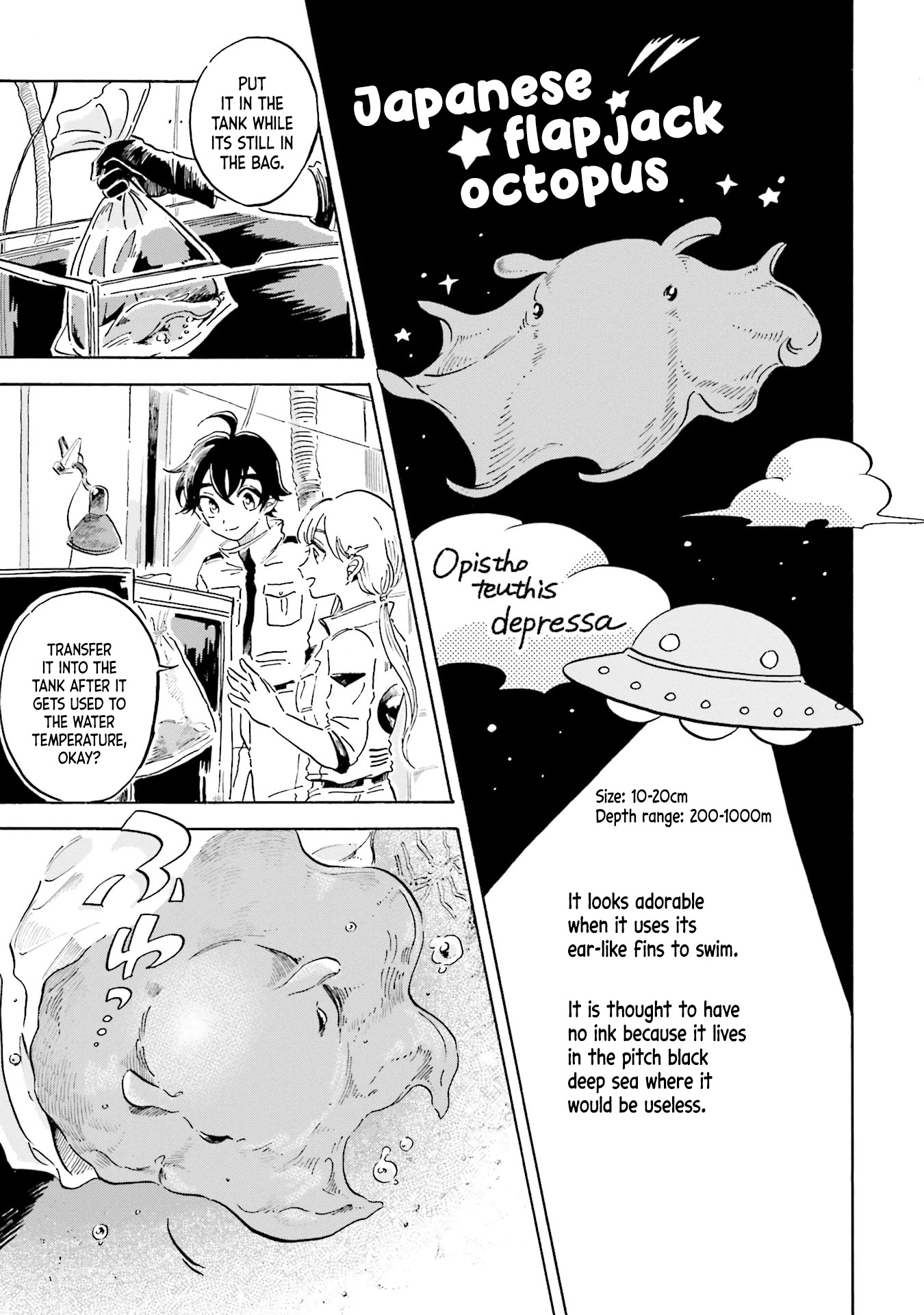 Deep Sea Aquarium Magmell Chapter 6 page 7 - Chapter 6: Japanese Flapjack Octopus