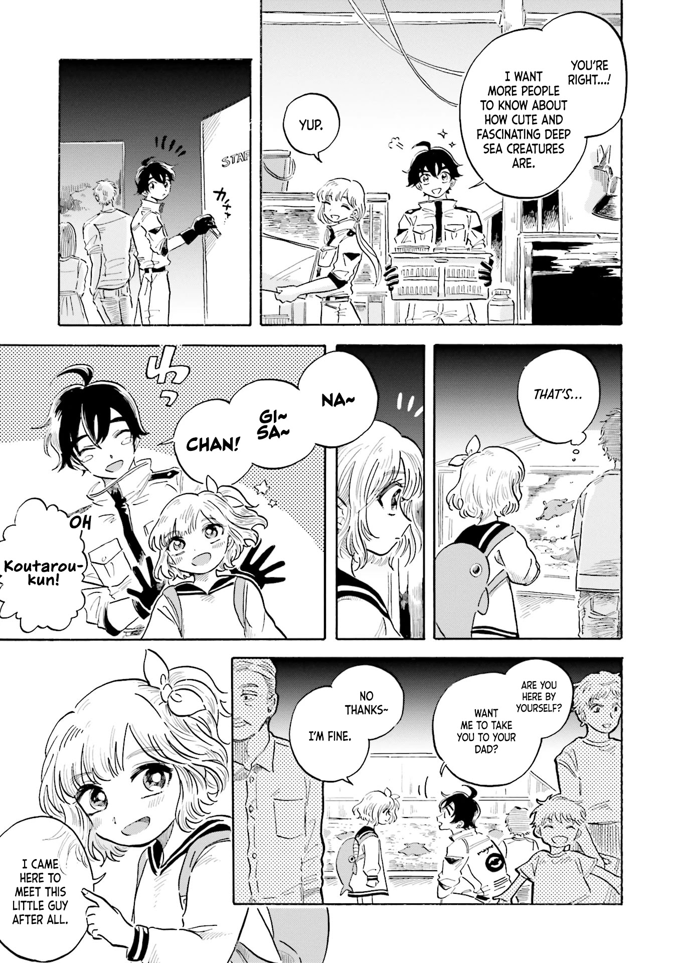 Deep Sea Aquarium Magmell Chapter 6 page 9 - Chapter 6: Japanese Flapjack Octopus