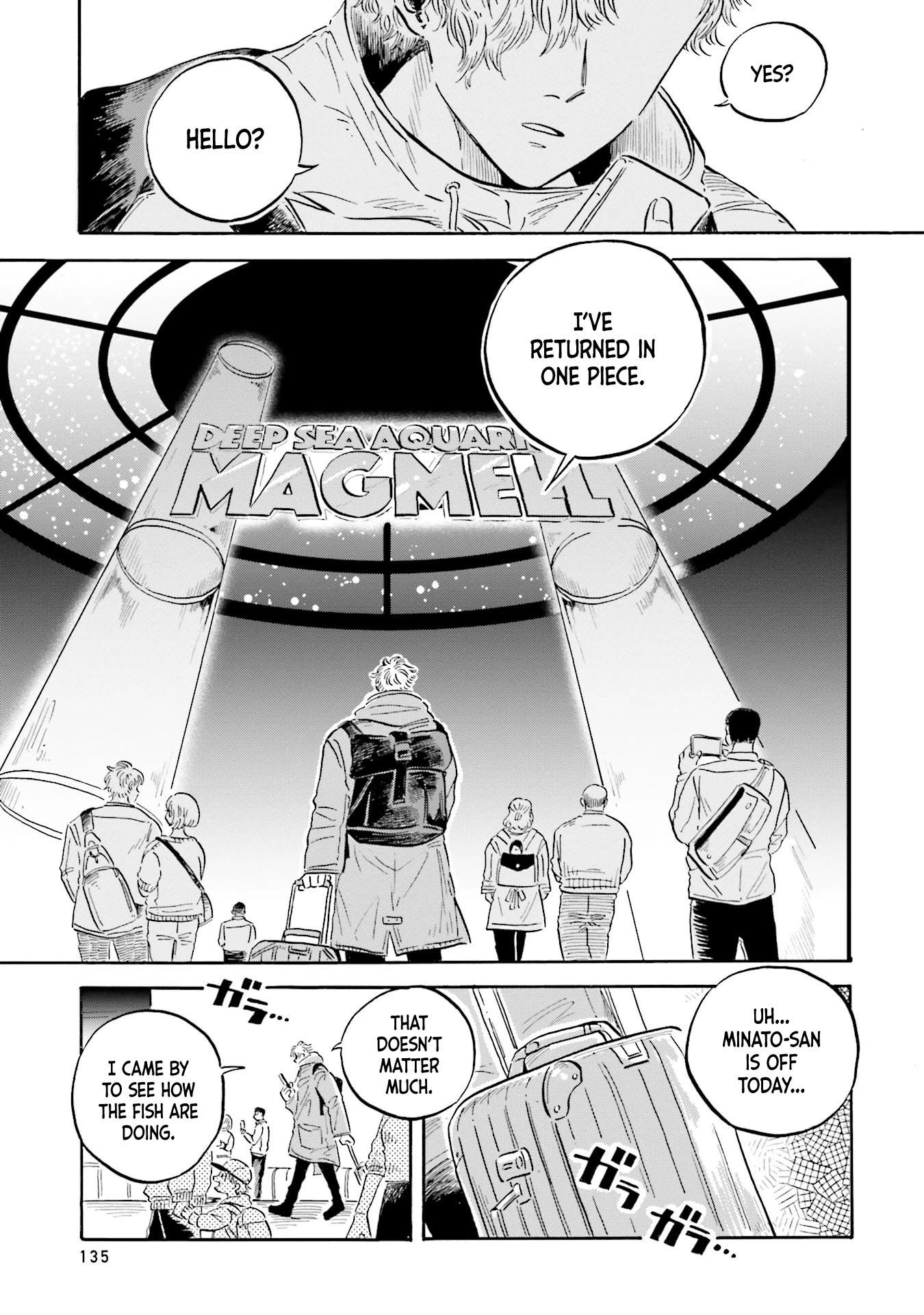 Deep Sea Aquarium Magmell Chapter 8 page 14 - Chapter 8: Pacific Sleeper Shark, Part 1