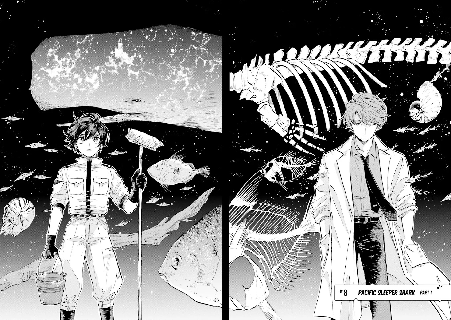 Deep Sea Aquarium Magmell Chapter 8 page 2 - Chapter 8: Pacific Sleeper Shark, Part 1