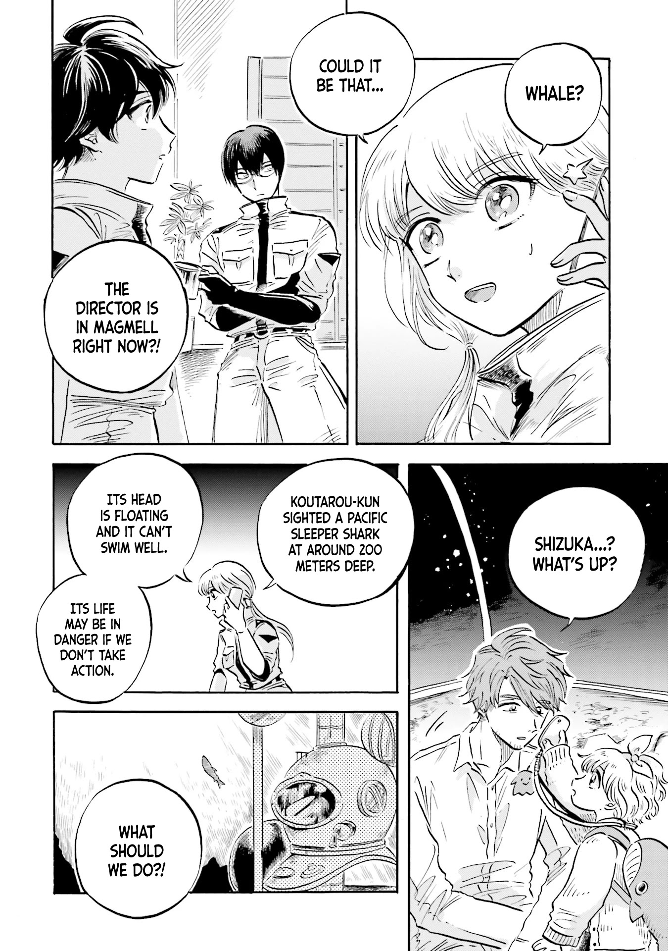 Deep Sea Aquarium Magmell Chapter 8 page 23 - Chapter 8: Pacific Sleeper Shark, Part 1