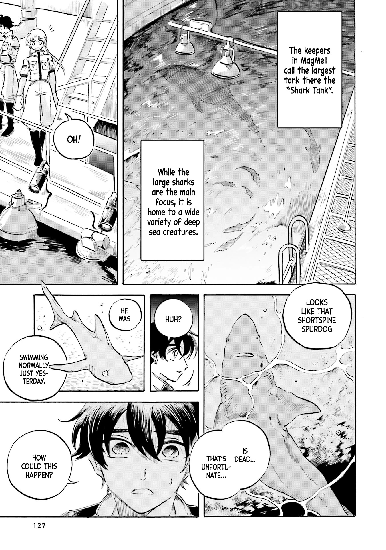Deep Sea Aquarium Magmell Chapter 8 page 6 - Chapter 8: Pacific Sleeper Shark, Part 1