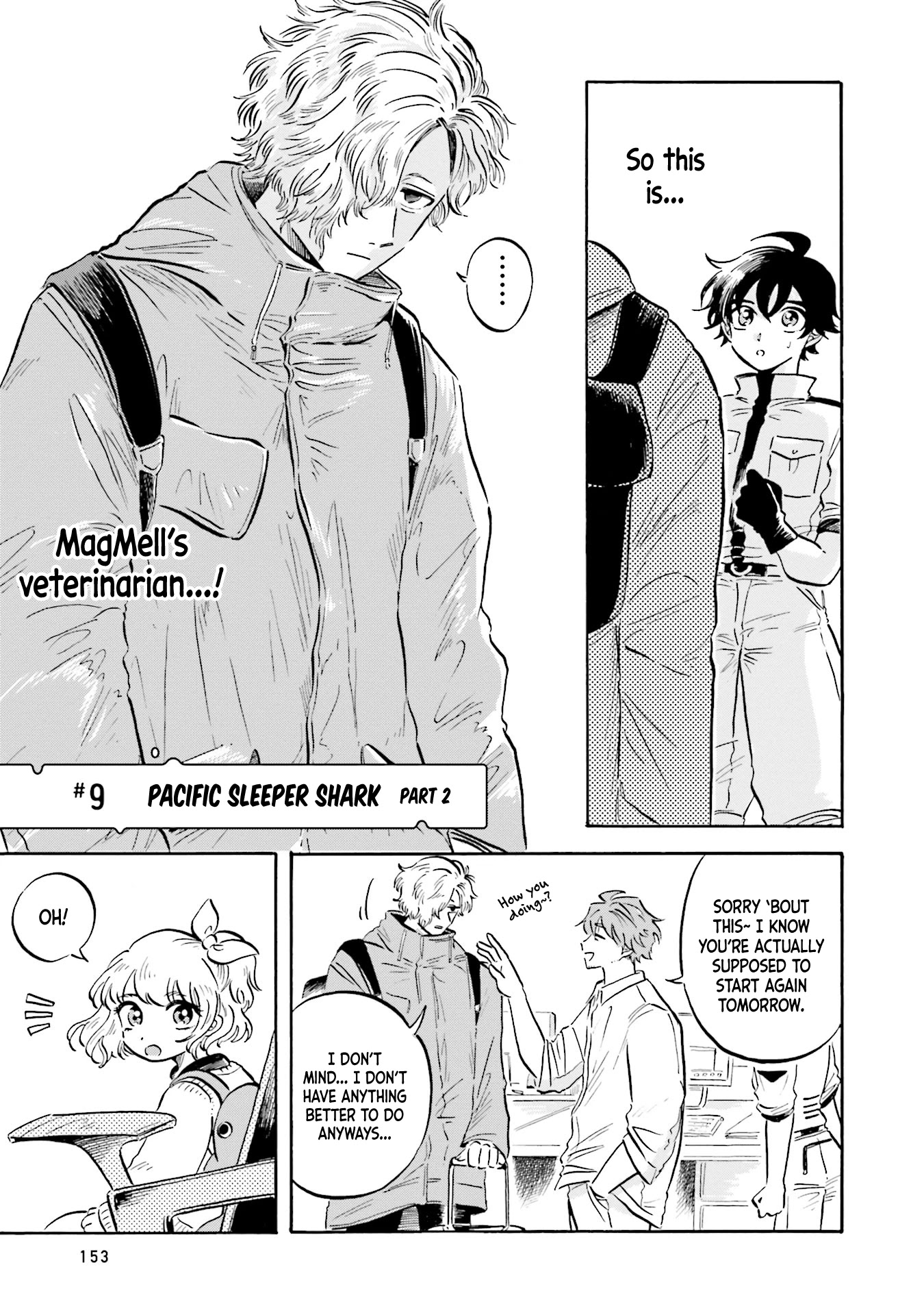 Deep Sea Aquarium Magmell Chapter 9 page 1 - Chapter 9: Pacific Sleeper Shark, Part 2