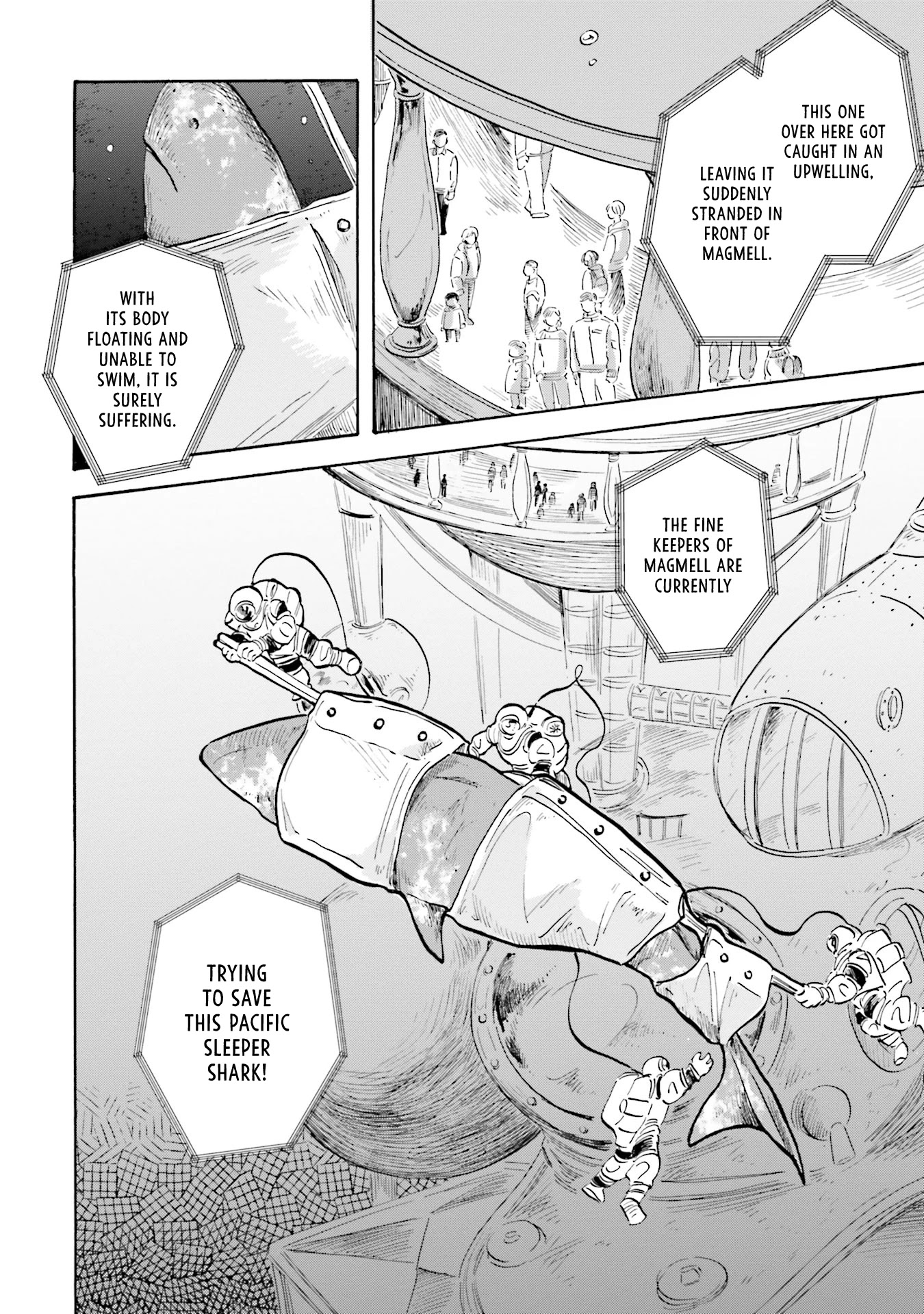 Deep Sea Aquarium Magmell Chapter 9 page 20 - Chapter 9: Pacific Sleeper Shark, Part 2