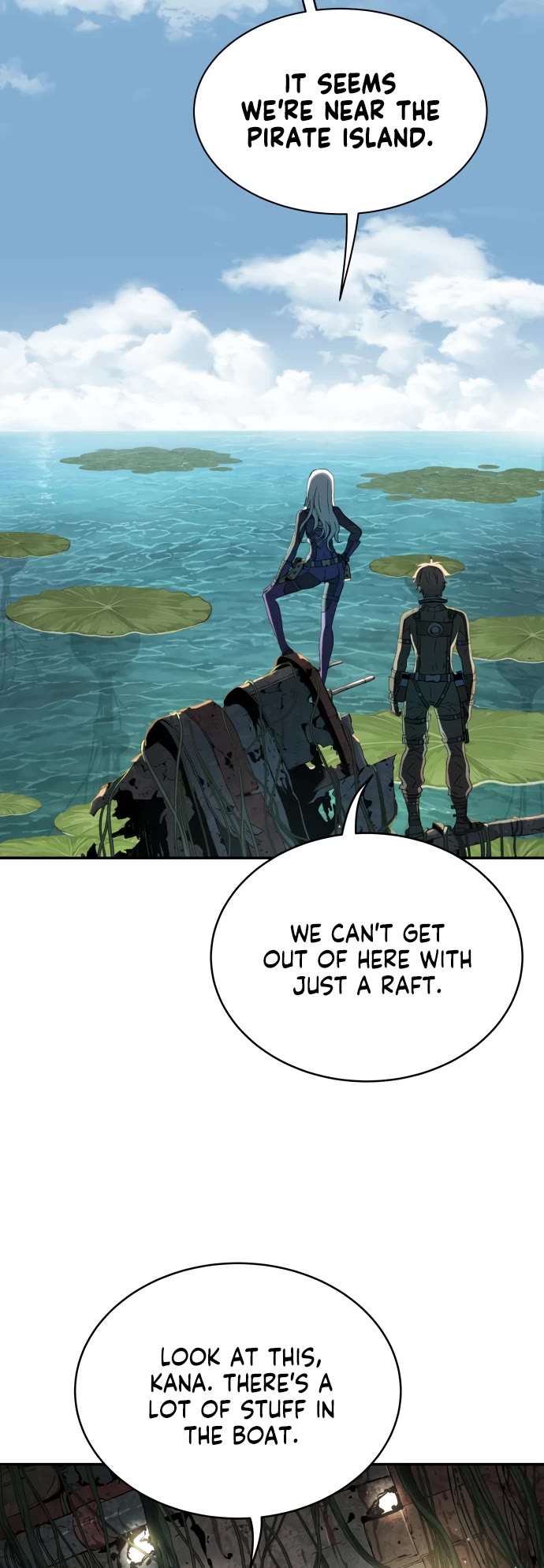 DeepWater Chapter 218 page 3 - Chapter 218: Side Story Chapter 4 - Kana's windless zone