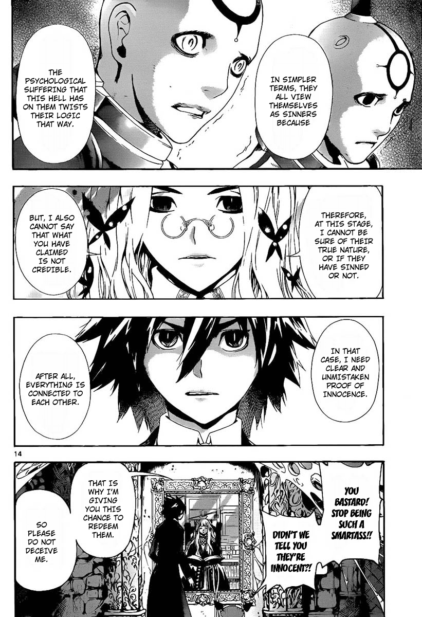 Defense Devil Chapter 74.2 page 14 - Chapter 74 v2 : Judgement－46 The Man In The Mirror