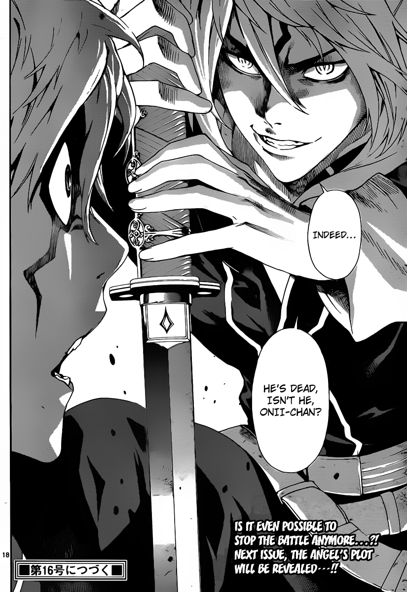 Defense Devil Chapter 88.2 page 16 - Chapter 88 v2 : Judgement－60 You're the Best, Onii-chan!!