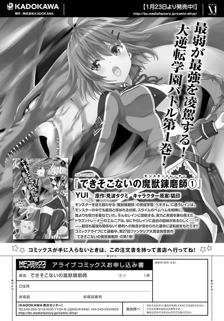 Dekisokonai no Monster Trainer Chapter 8 page 2 - Chapter 8 : Rebellion of the Weakest