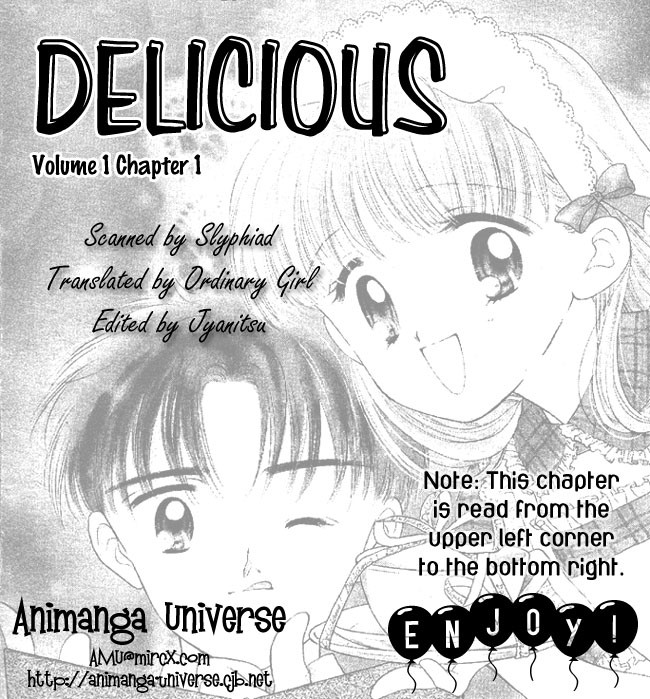 Delicious! Chapter 1 page 2 - Chapter 1: The Birth of the Talented-Cooking Idol!?