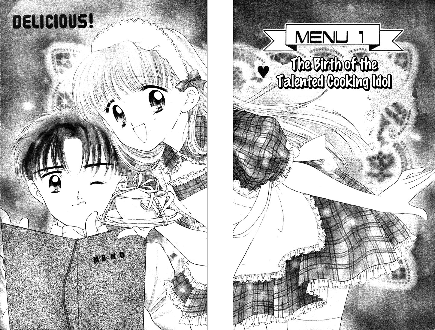 Delicious! Chapter 1 page 6 - Chapter 1: The Birth of the Talented-Cooking Idol!?