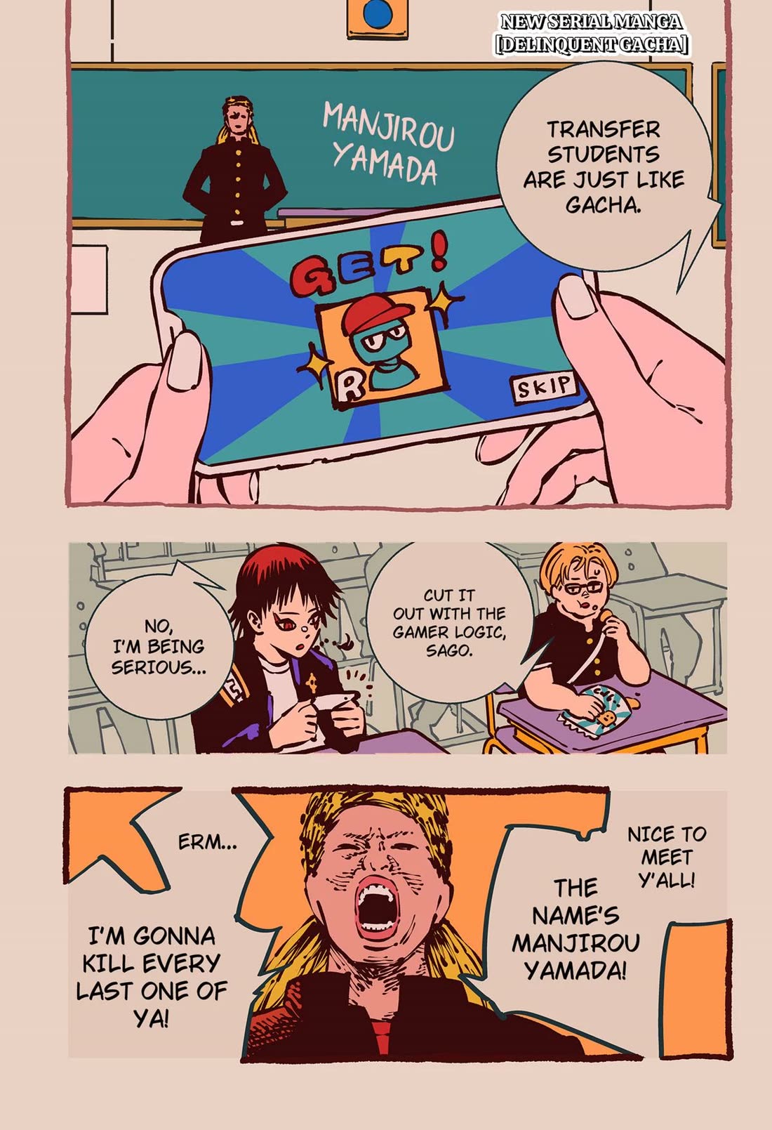 Delinquent Gacha Chapter 1 page 1 - Chapter 1