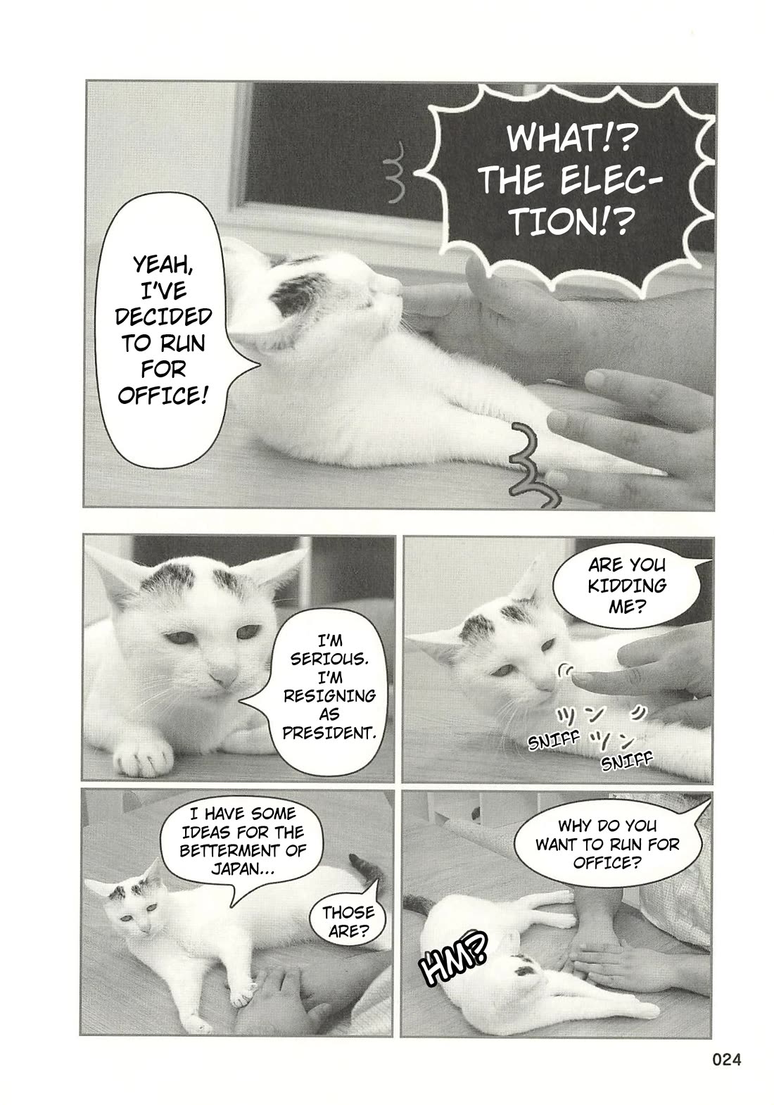 Delinquent President Rena Chapter 34 page 3 - Chapter 34: A manifesto for cat lovers.