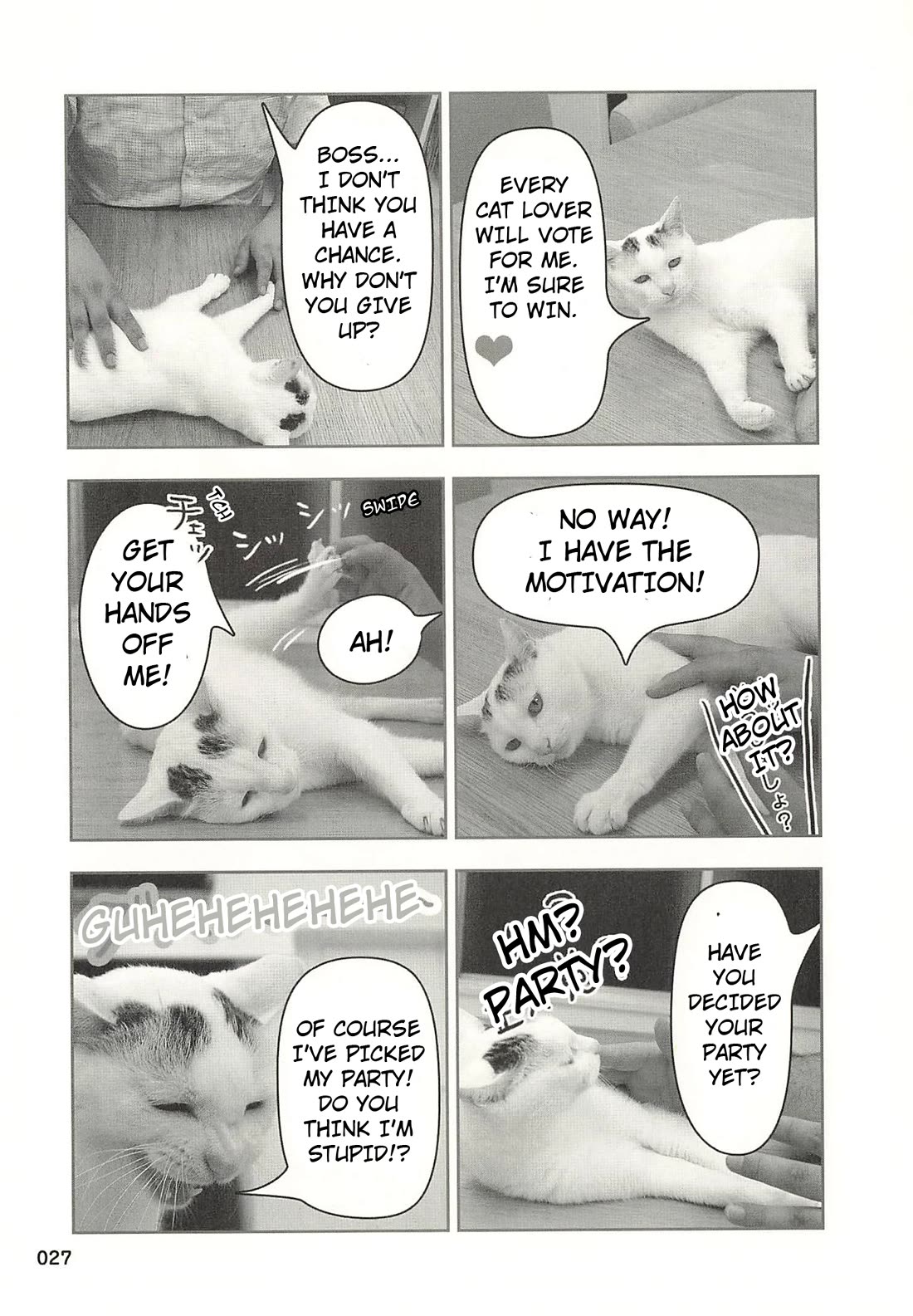 Delinquent President Rena Chapter 34 page 6 - Chapter 34: A manifesto for cat lovers.