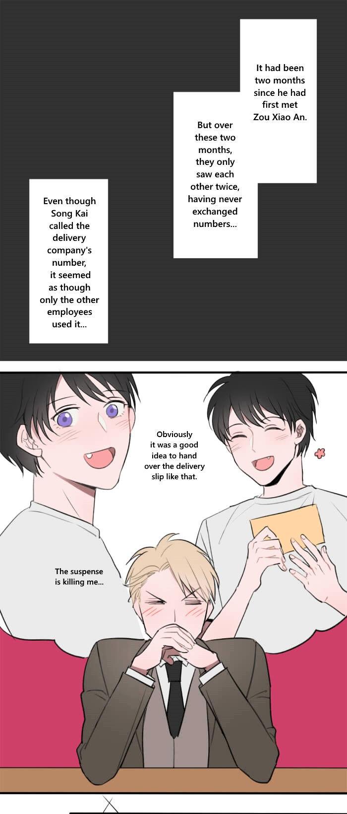 Delivery Boy Debacle Chapter 2 page 4 - Chapter 2 : Here's My Number