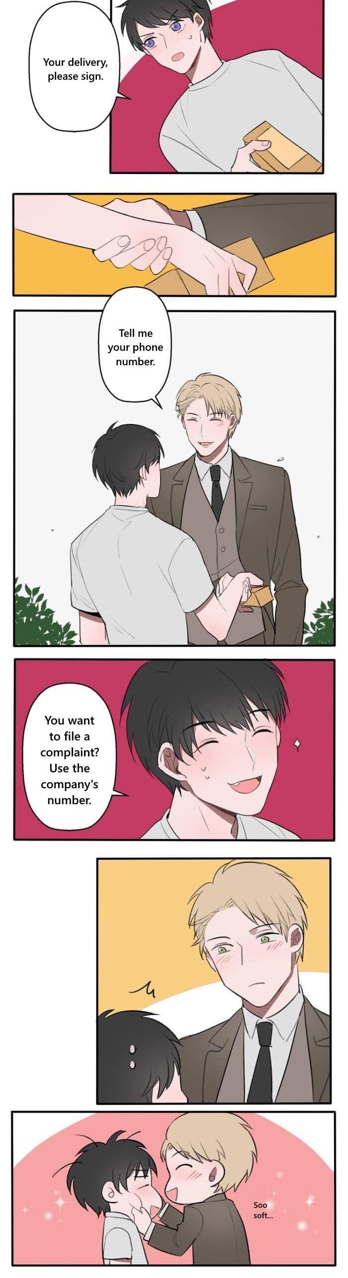 Delivery Boy Debacle Chapter 2 page 7 - Chapter 2 : Here's My Number