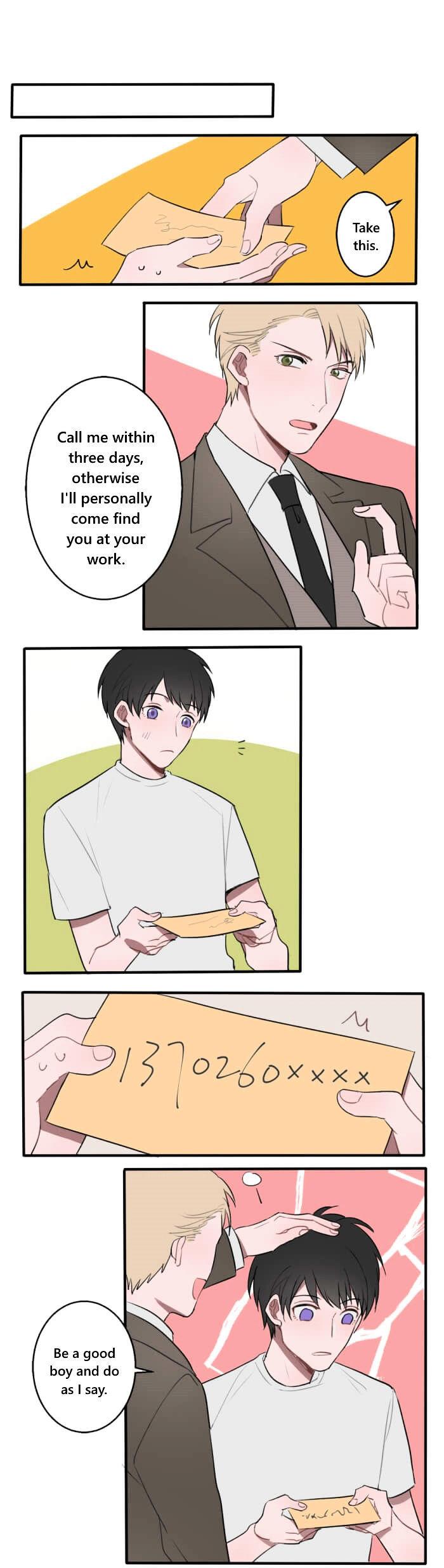 Delivery Boy Debacle Chapter 2 page 8 - Chapter 2 : Here's My Number