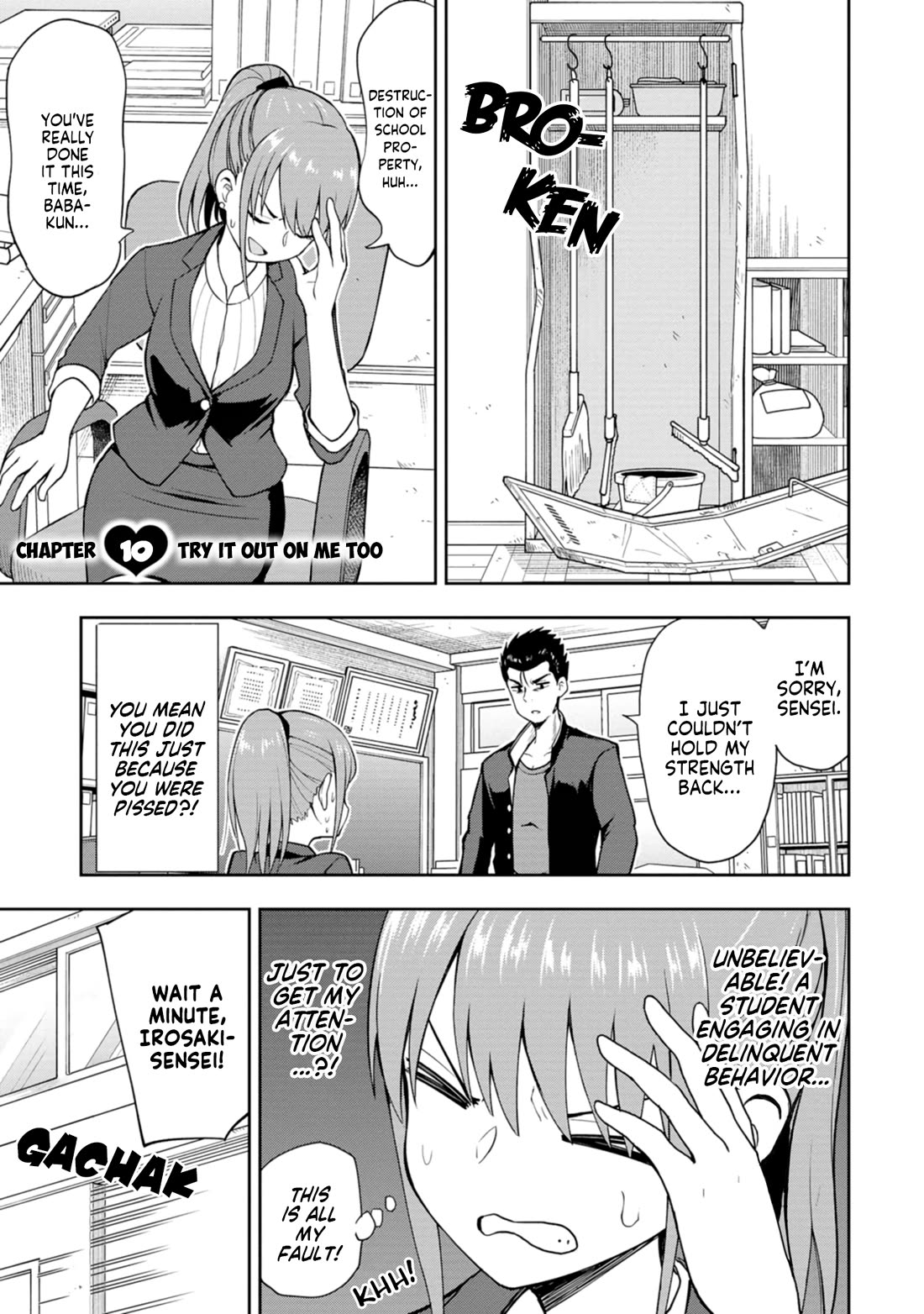 Delusional Teacher Chapter 10 page 1 - Chapter 10: Try It Out On Me Too