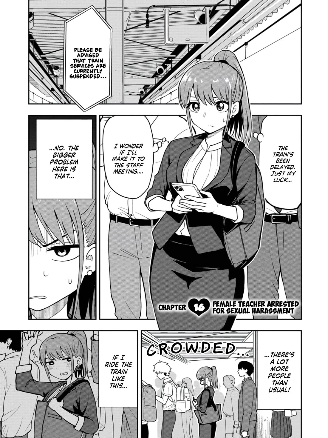Delusional Teacher Chapter 16 page 1 - Chapter 16: Female Teacher Arrested For Sexual Harassment